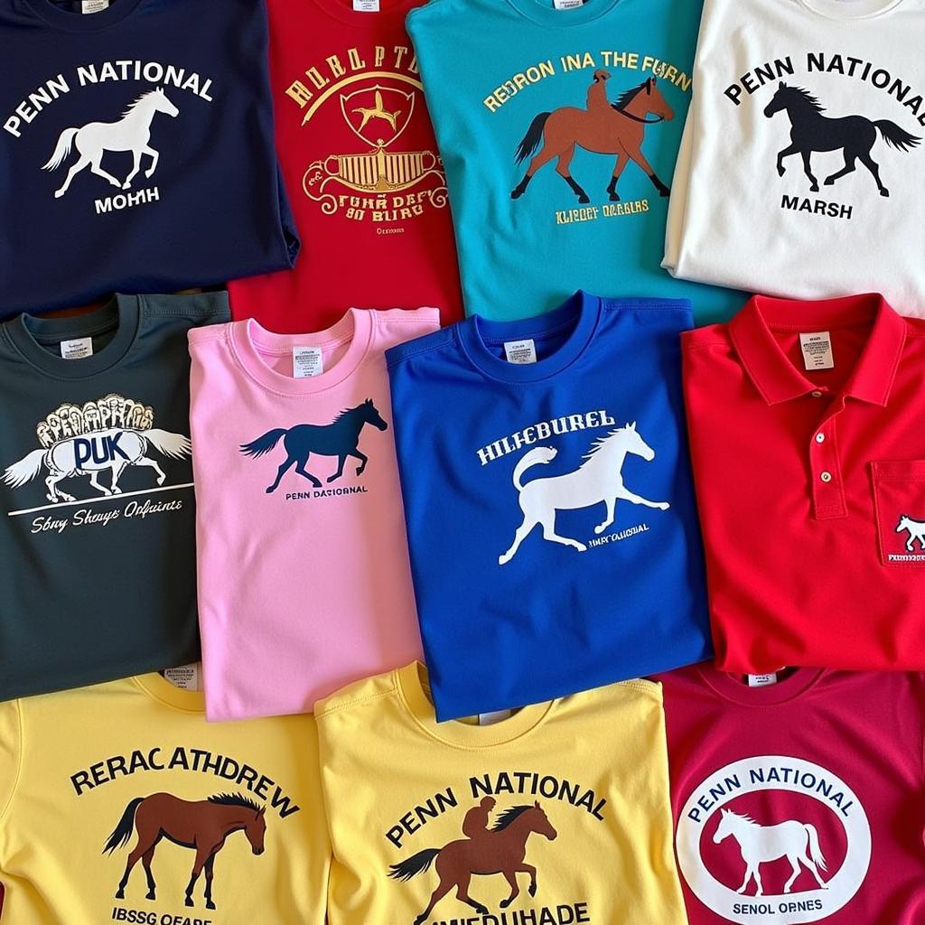 A Collection of Penn National Horse Racing Shirts