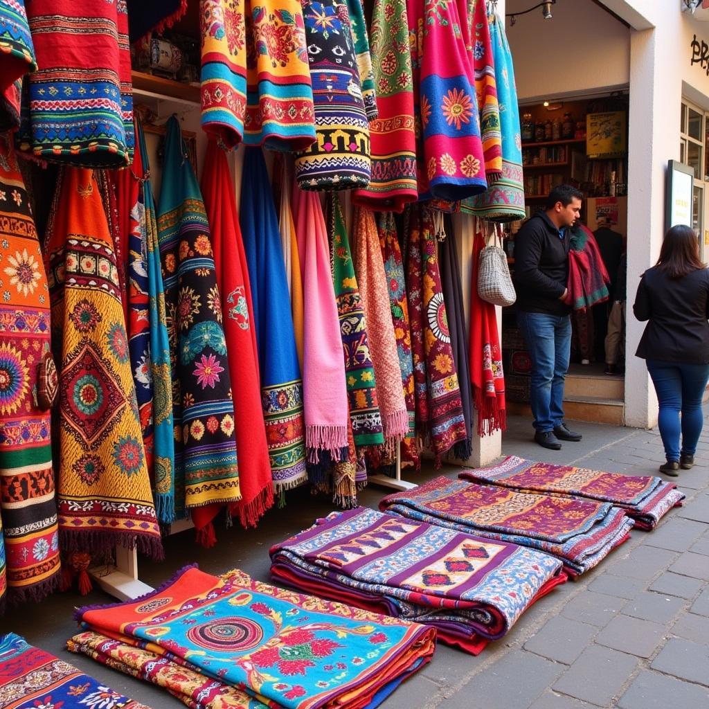 Peruvian Textiles Local Market