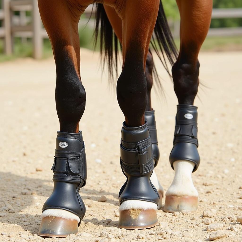 Horse Legs with Pinch Boots