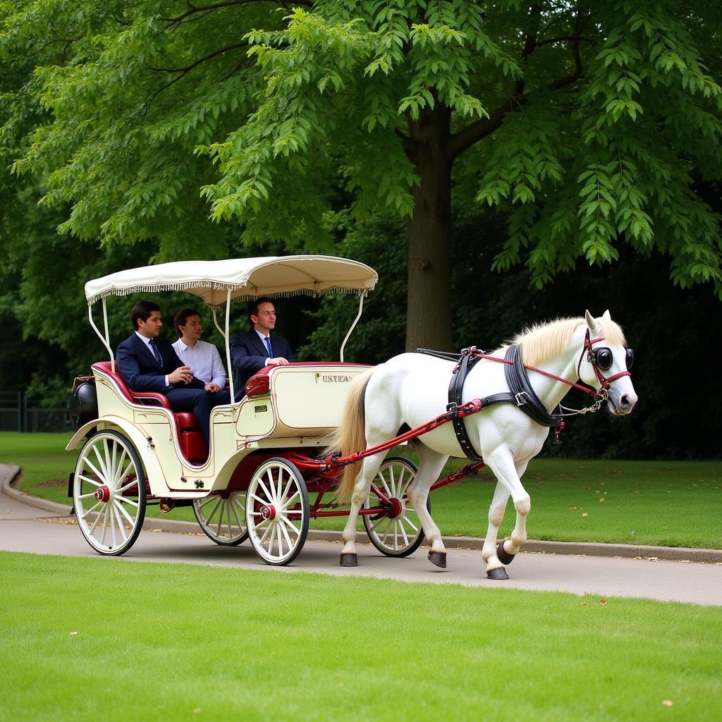 Pleasure Carriage Ride in a Park