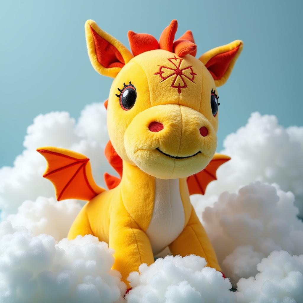 Plush dragon horse toy