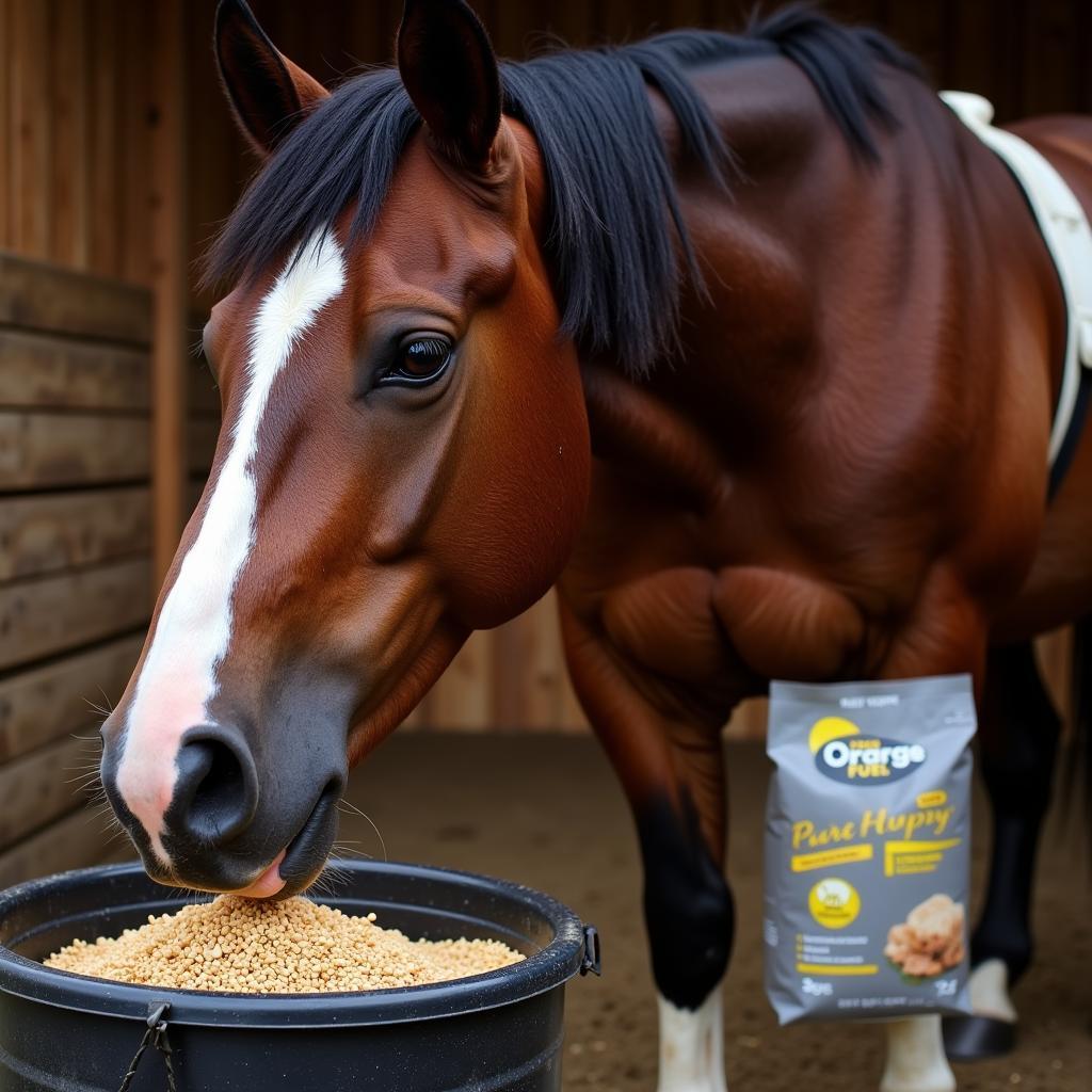 Horse Enjoying ProForce Fuel