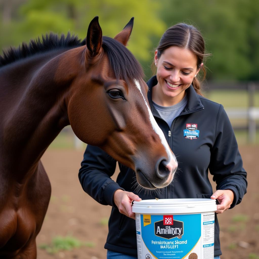 Purina Amplify supplement for performance horses