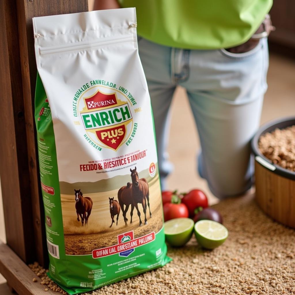 Purina Enrich Plus Horse Feed Bag