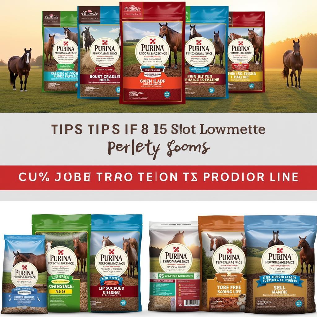 Purina Performance Horse Feed Product Range