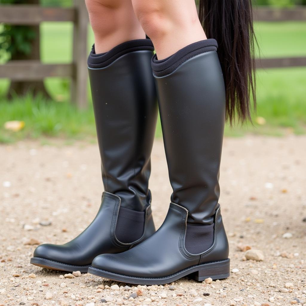 Quarter Riding Socks with Paddock Boots