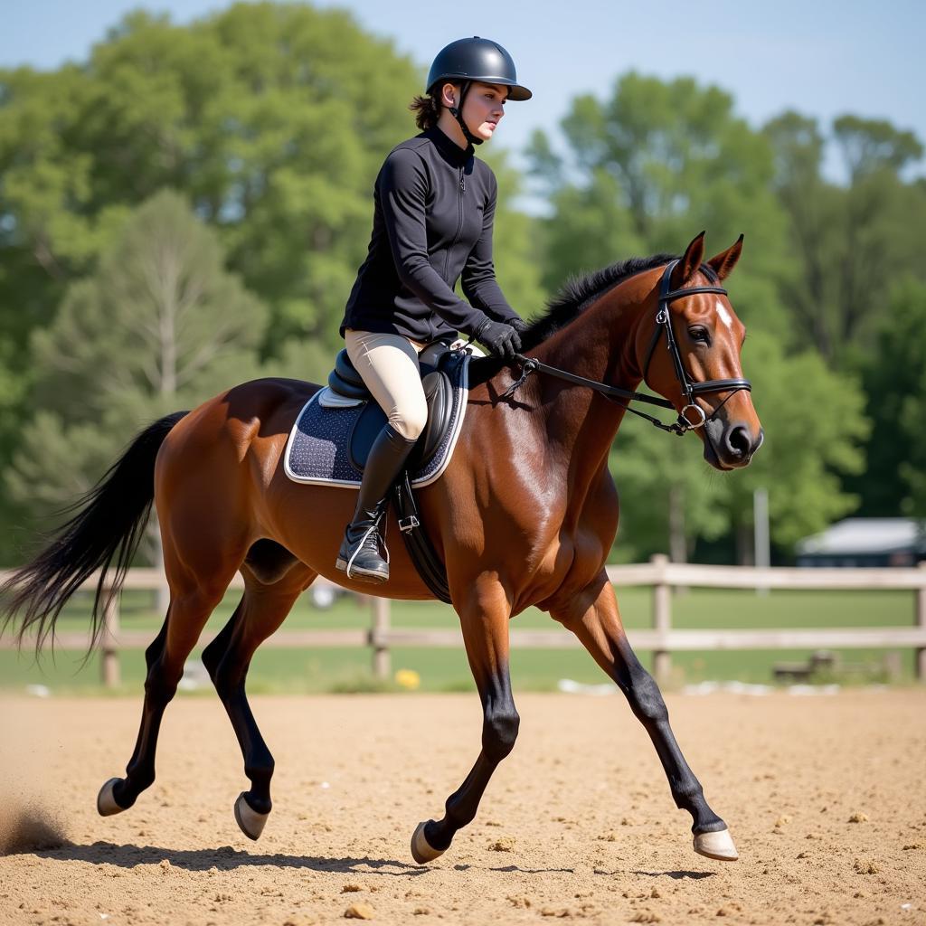 Quebec-Bred Horse and Rider Training