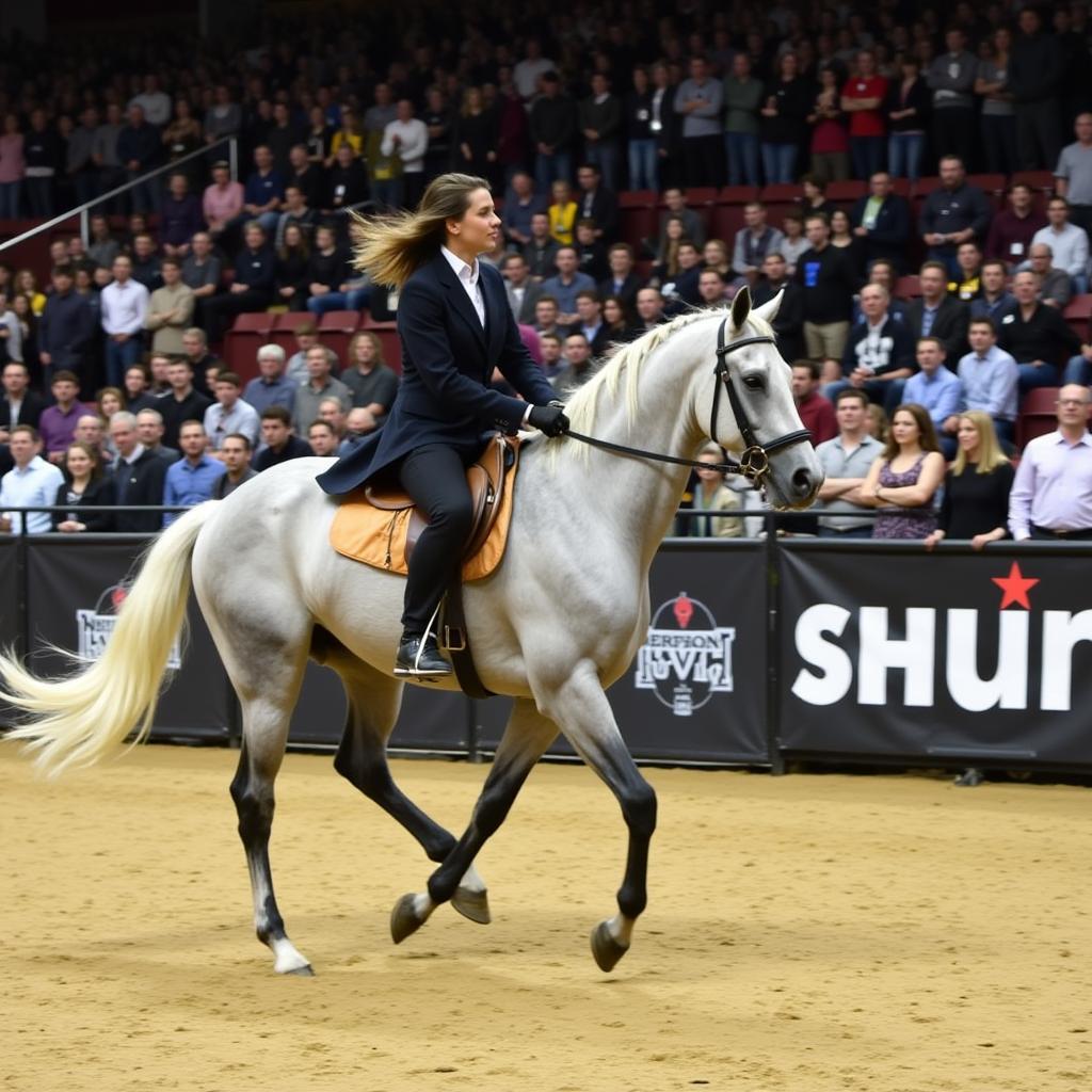 Arabian horse competition at Region 14 show