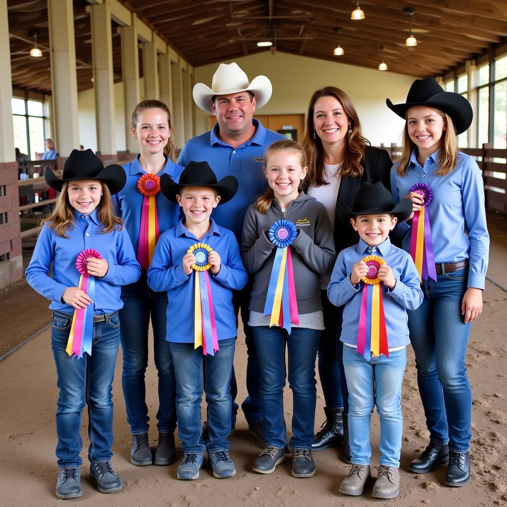 Equestrian Show Ribbon Winners