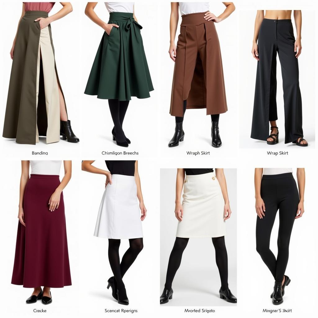 Different Styles of Riding Skirts