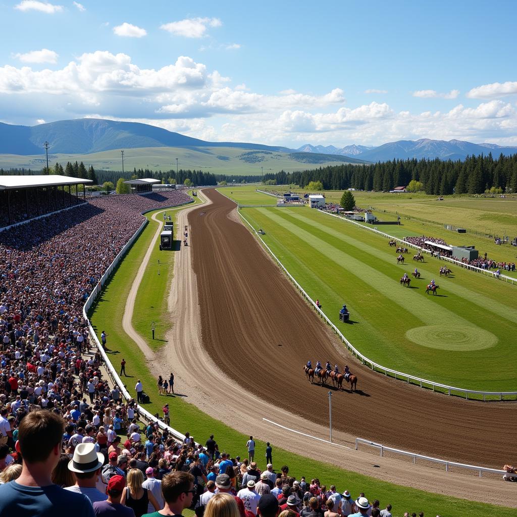 Rock Springs Race Track - Aerial View