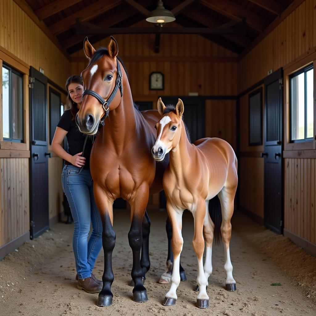 Rocky Mountain Horse breeder on Kentucky farm