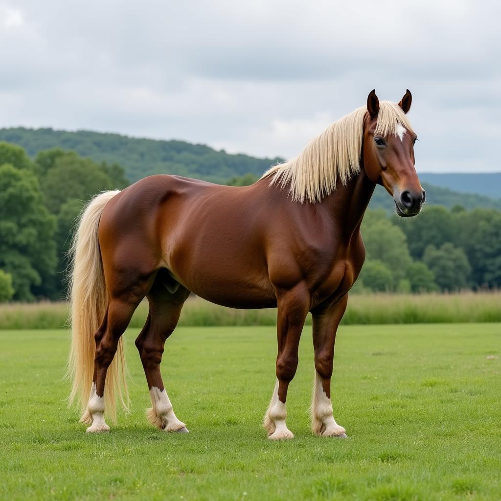 Rocky Mountain Horse in a Kentucky pasture