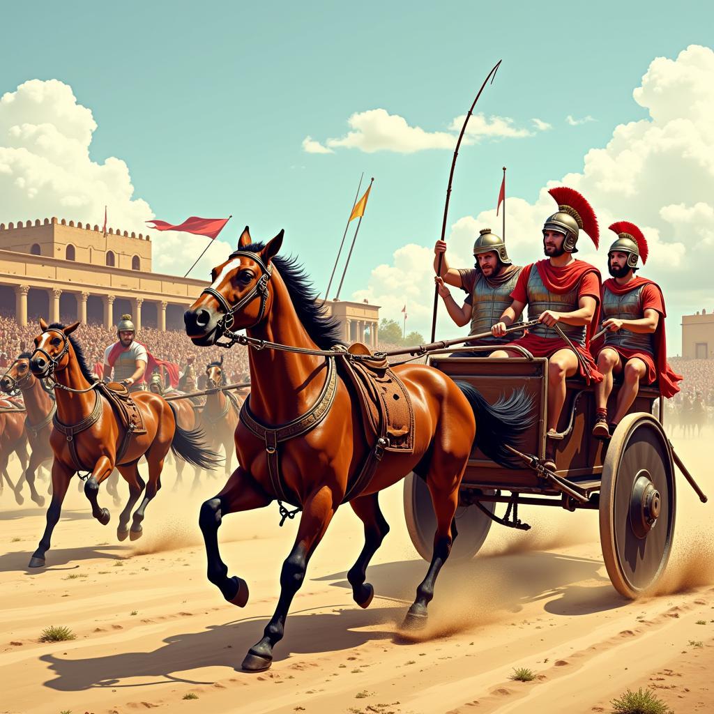 Roman chariot race