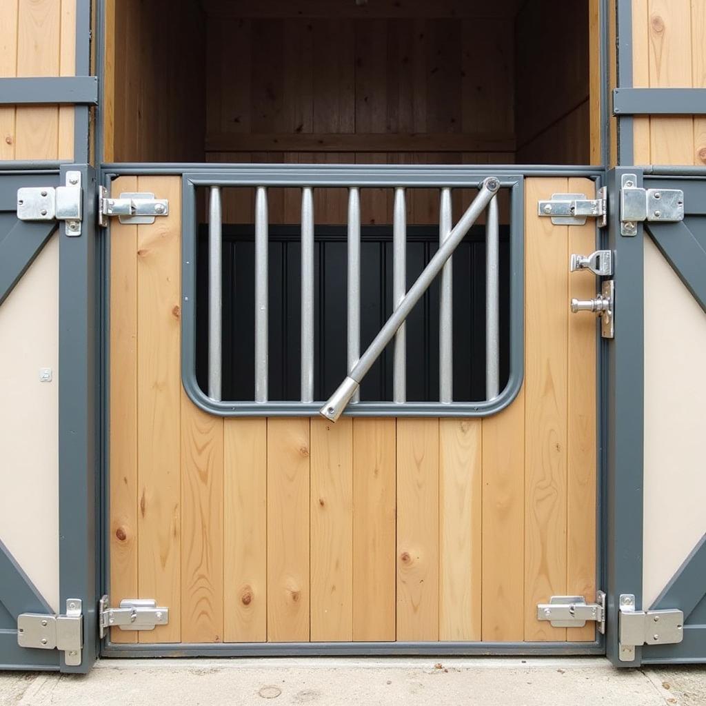 Safe and Stylish Horse Stall Front