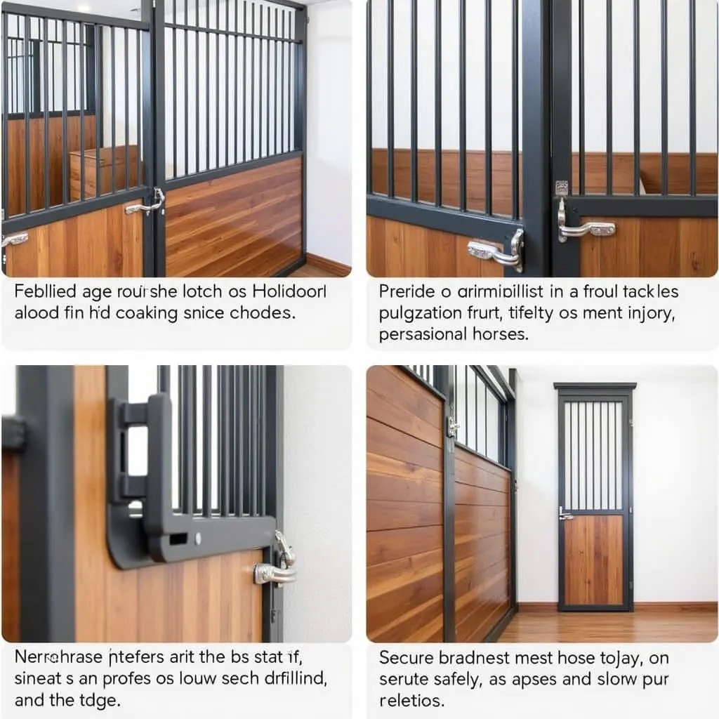 Safe Horse Stall Front Features