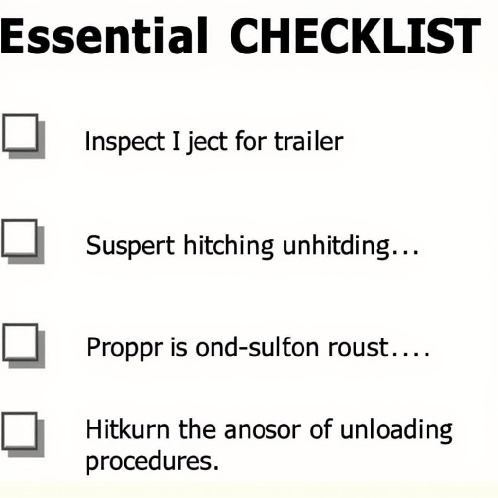 Safe Horse Trailer Rental Checklist