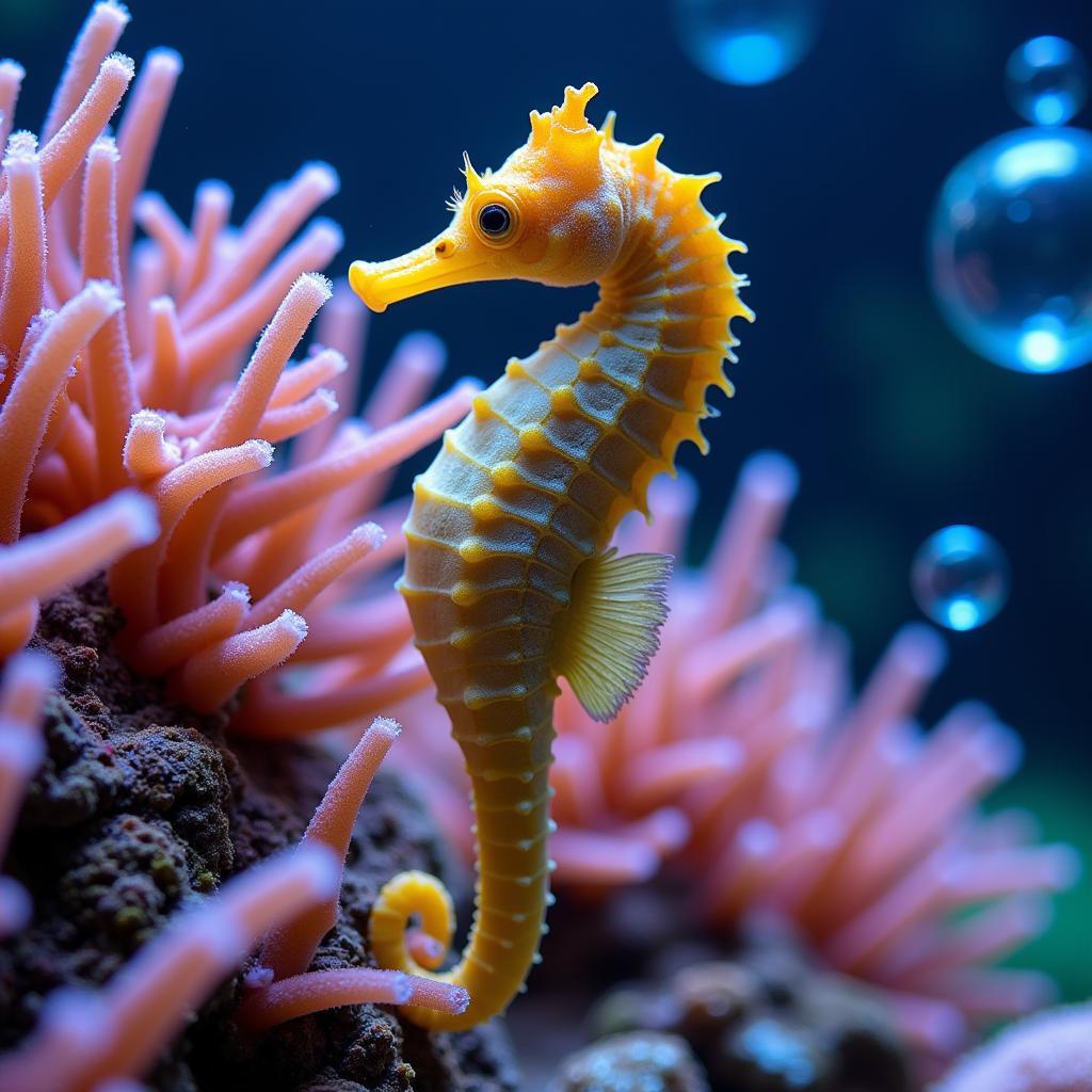 Sea Horse Aquarium Decor