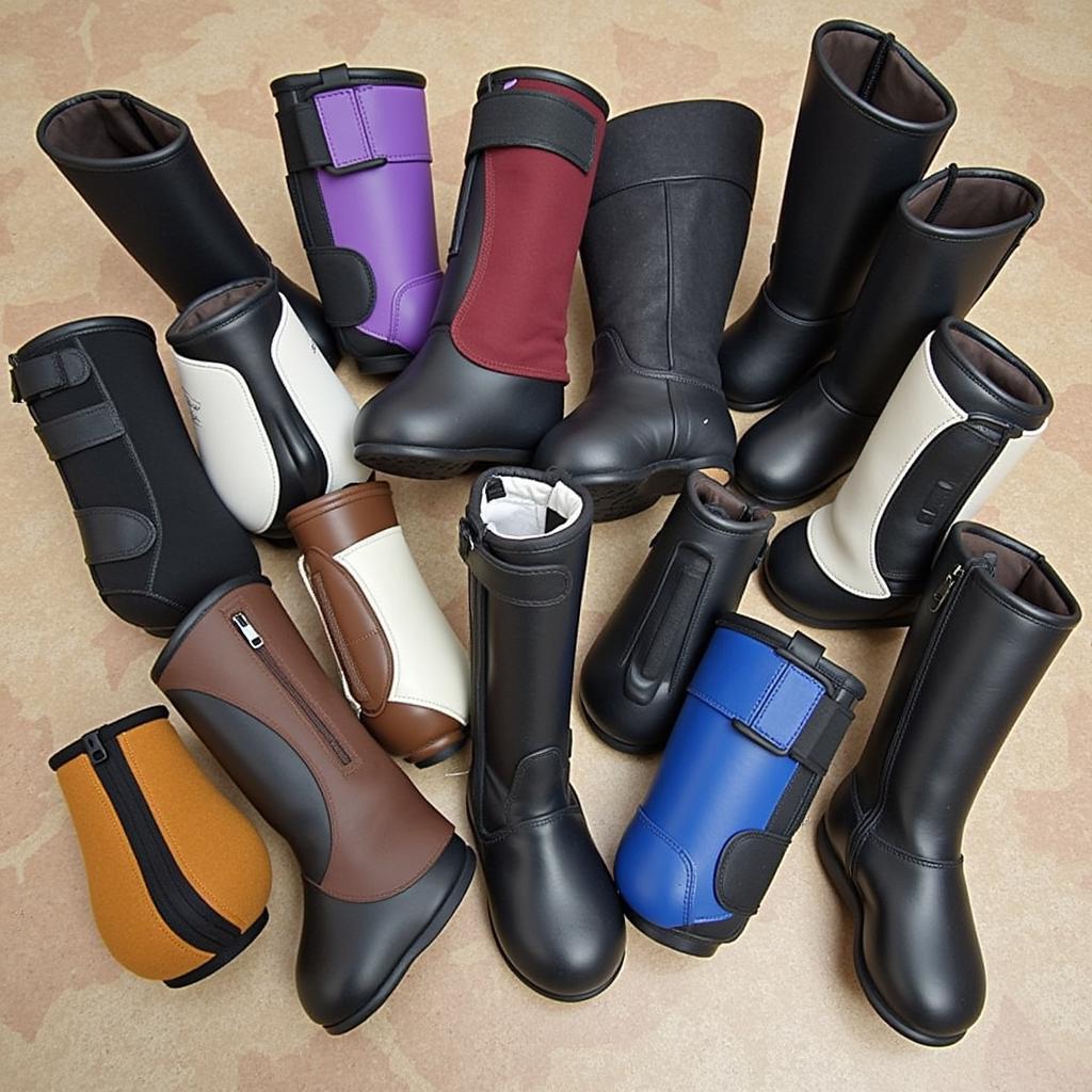 Dressage Boots Display