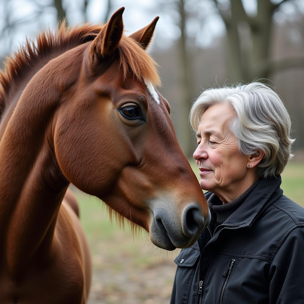 Senior Horse and Owner