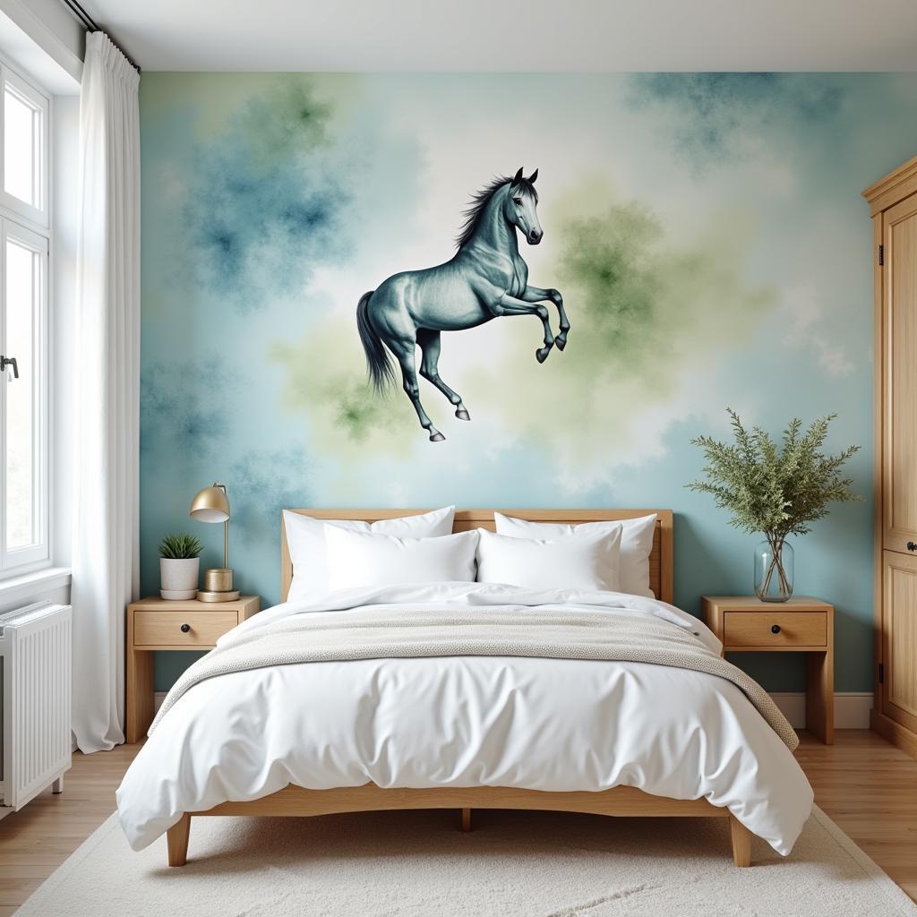 Serene Horse Bedroom Retreat