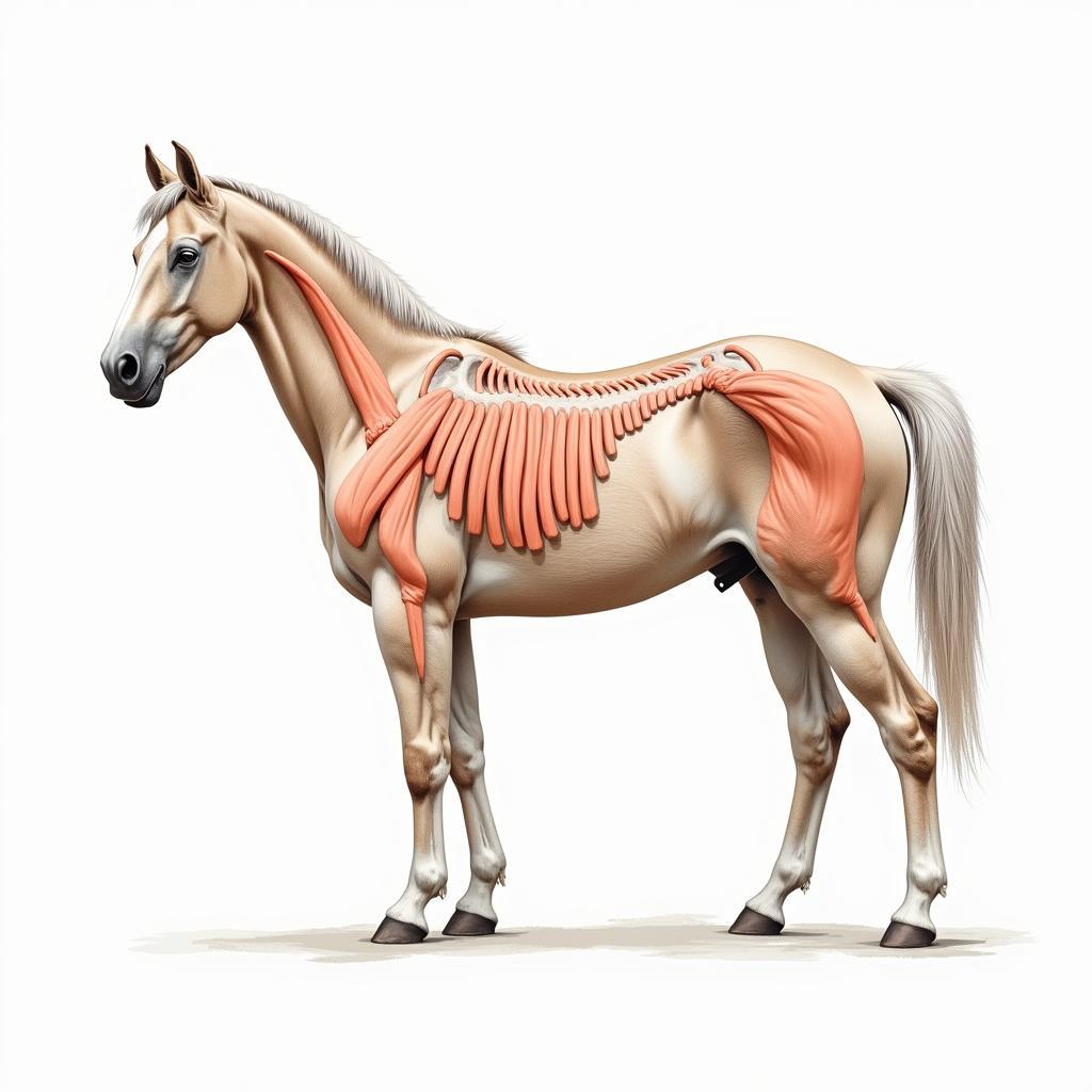 Horse Anatomy Illustration