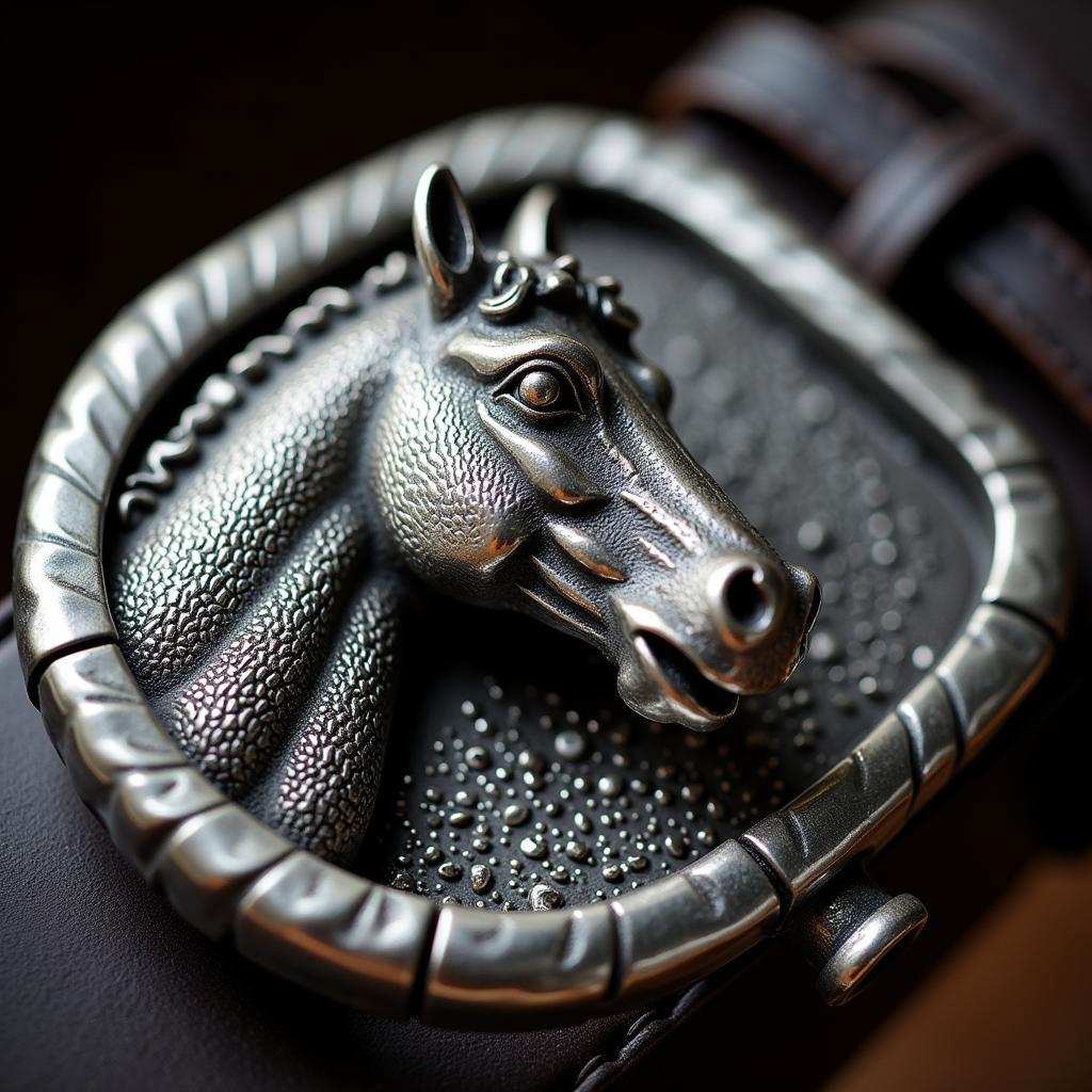 Silver Horse Belt Buckle: A Timeless Symbol of Equestrian Passion