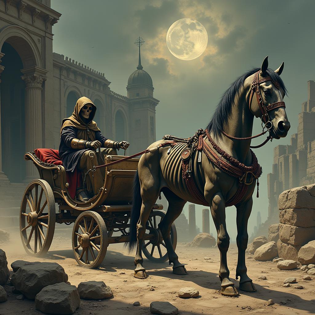 Unraveling the Mystery of the Skeleton Horse and Carriage