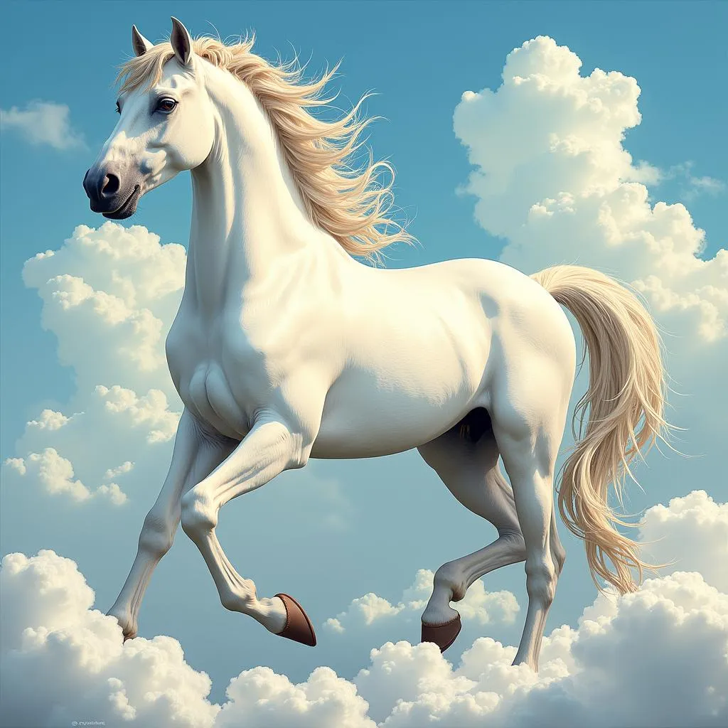 Sky Dancer Horse Illustration