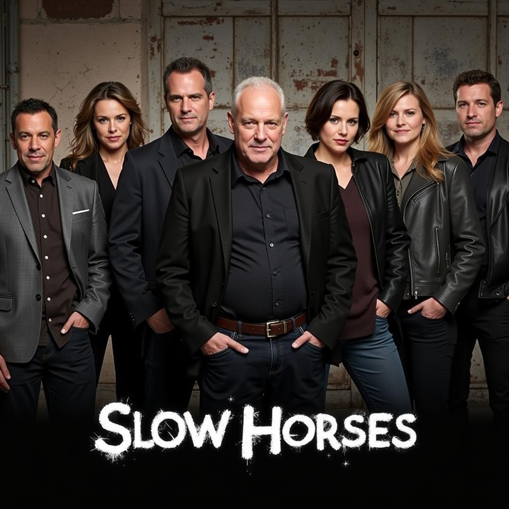 The cast of Slow Horses