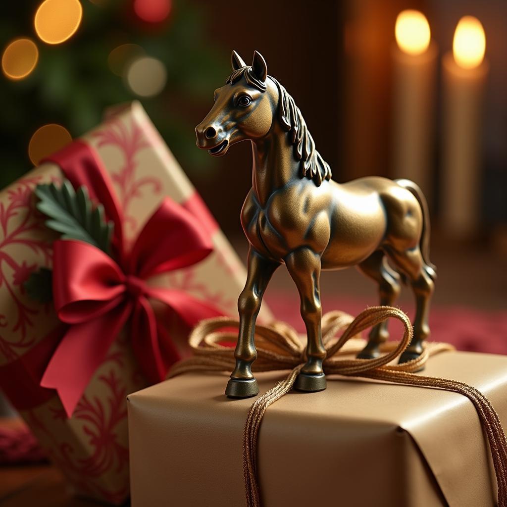 Small Horse Statue as a Gift