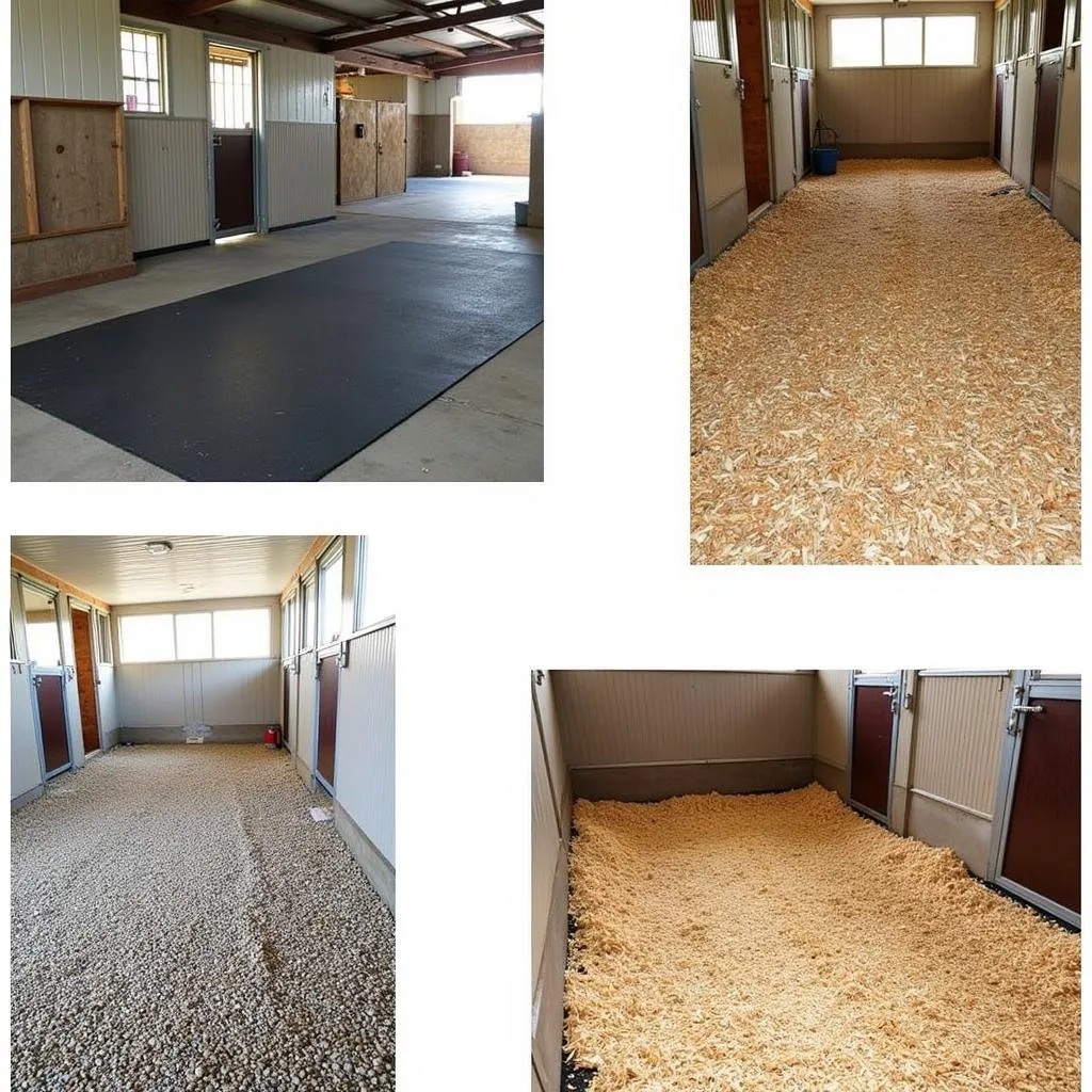 Horse stable flooring options