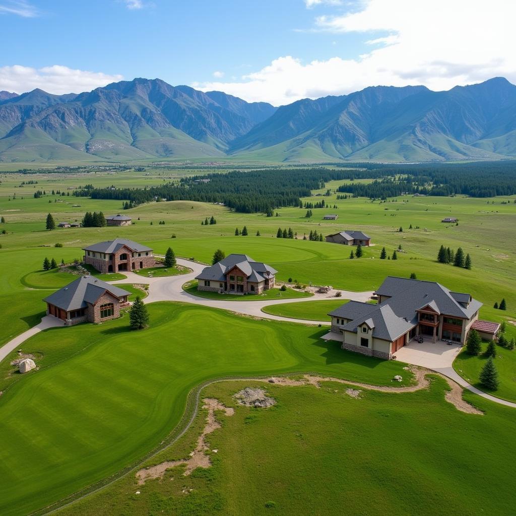 Aerial View of Stone Creek of Flying Horse