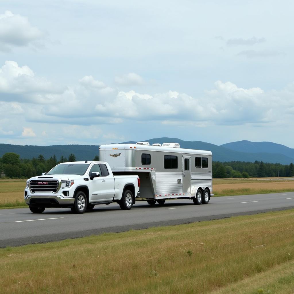 Towing a Sundowner 2 Horse Trailer with Ease