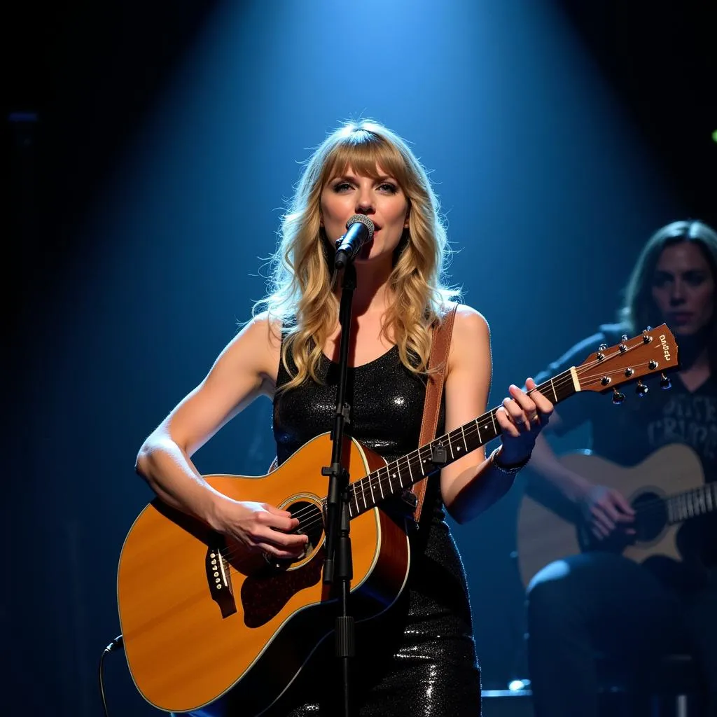 Taylor Swift performing "White Horse" live