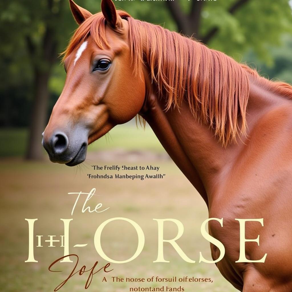 Geraldine Brooks's The Horse Book Cover