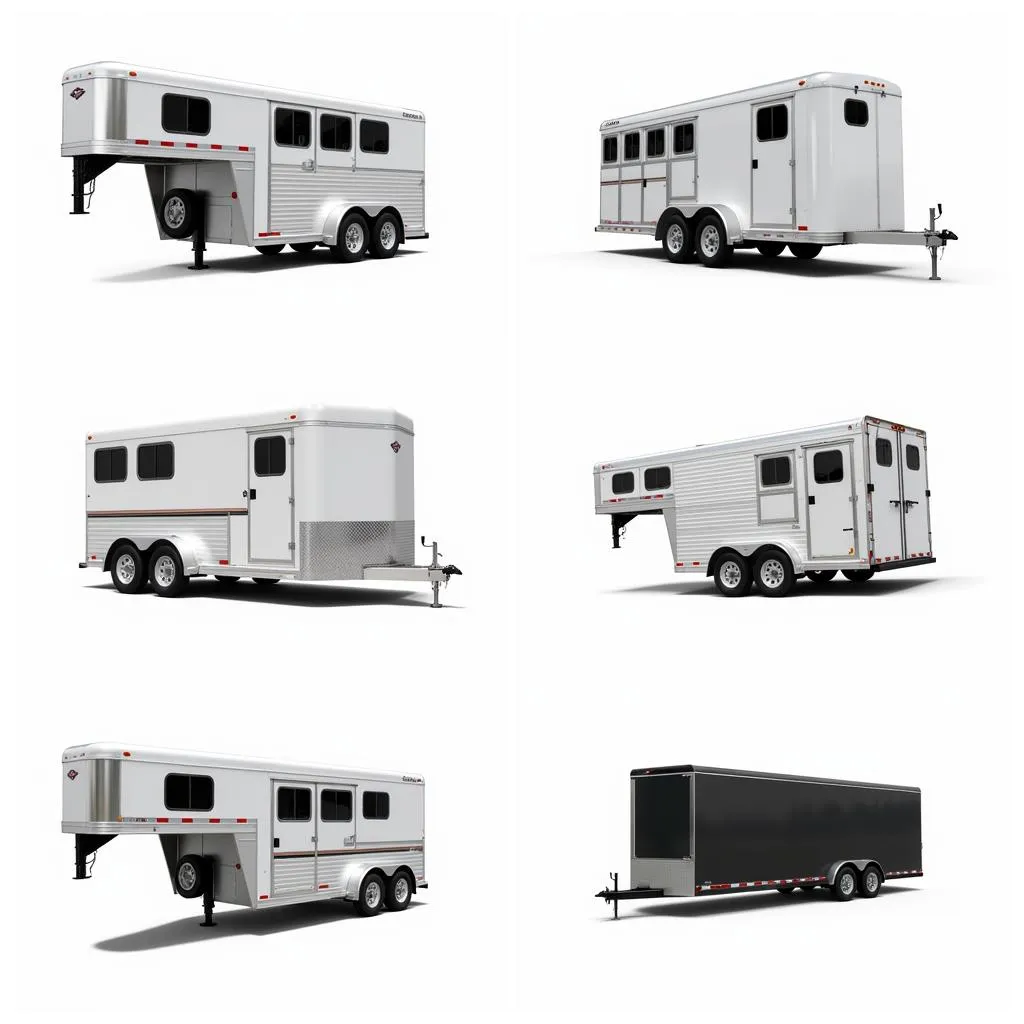 Types of Three Horse Trailers