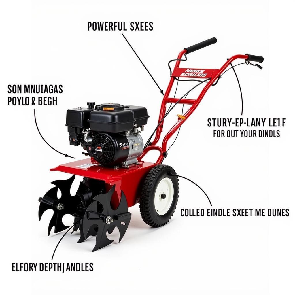 Troy-Bilt Econo Horse Tiller Features