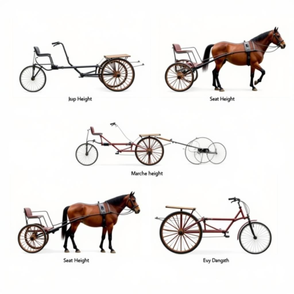 Comparing Sizes of Two-Wheeled Horse Carts