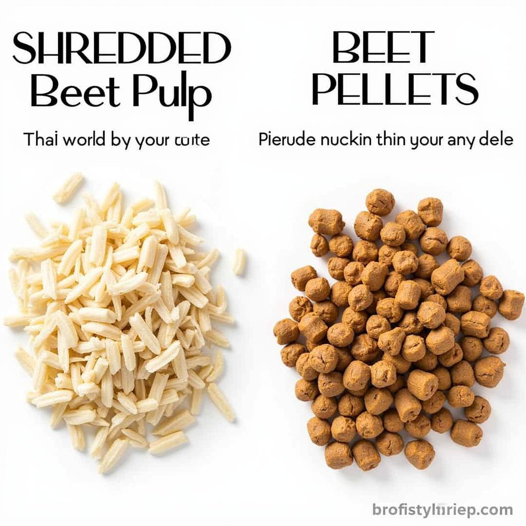 Shredded and Pelleted Beet Pulp