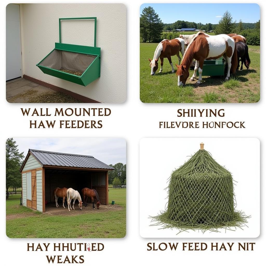 Different Types of Covered Hay Feeders for Horses