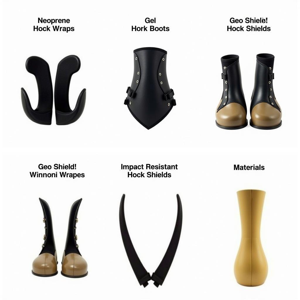 Different Types of Hock Shields for Horses