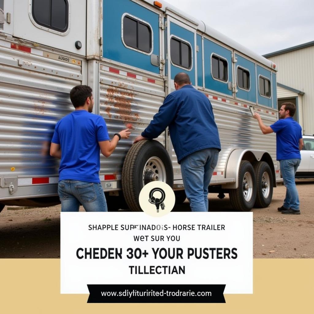 Inspecting a Used 3 Horse Trailer