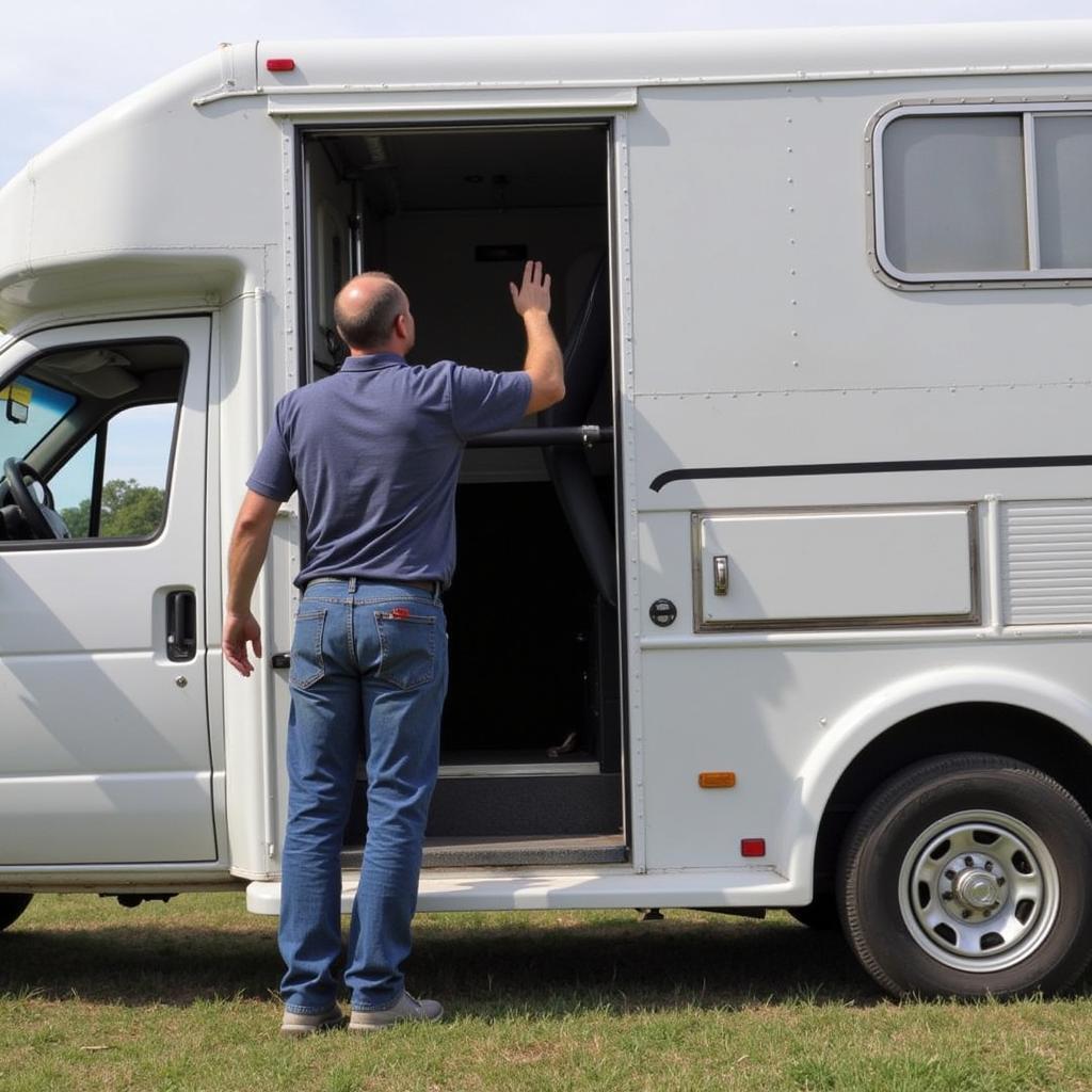 Used Horse Trailer Exterior Inspection