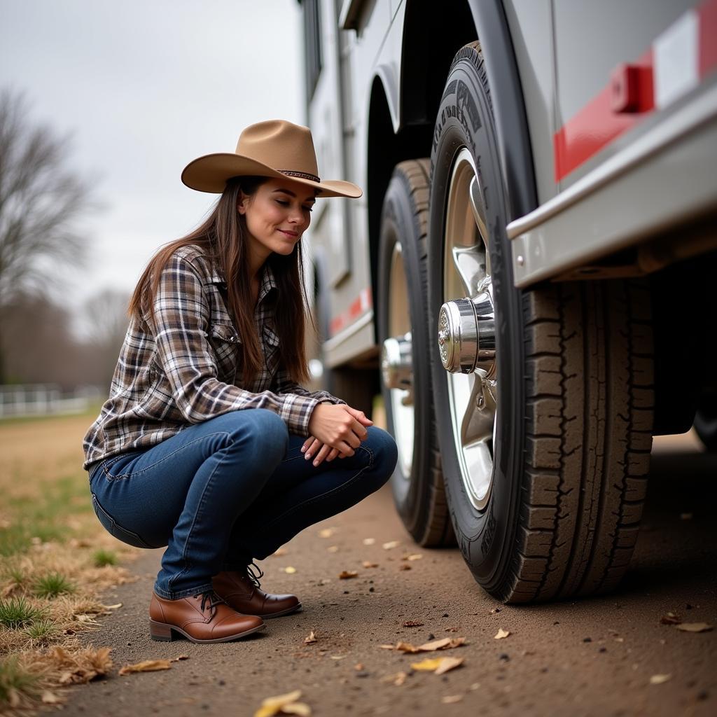 Inspecting a Used Horse Trailer