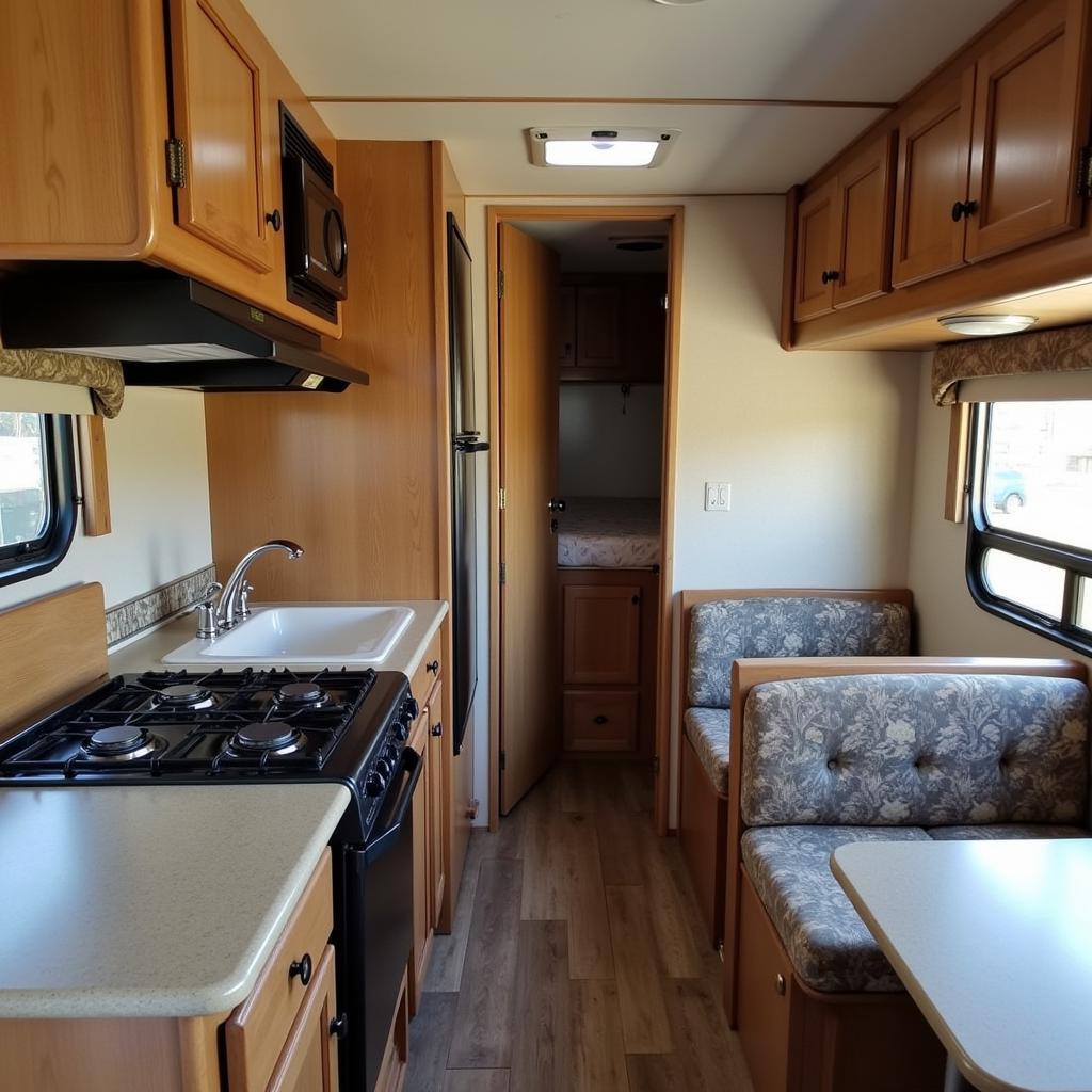 Used Living Quarters Horse Trailer Interior