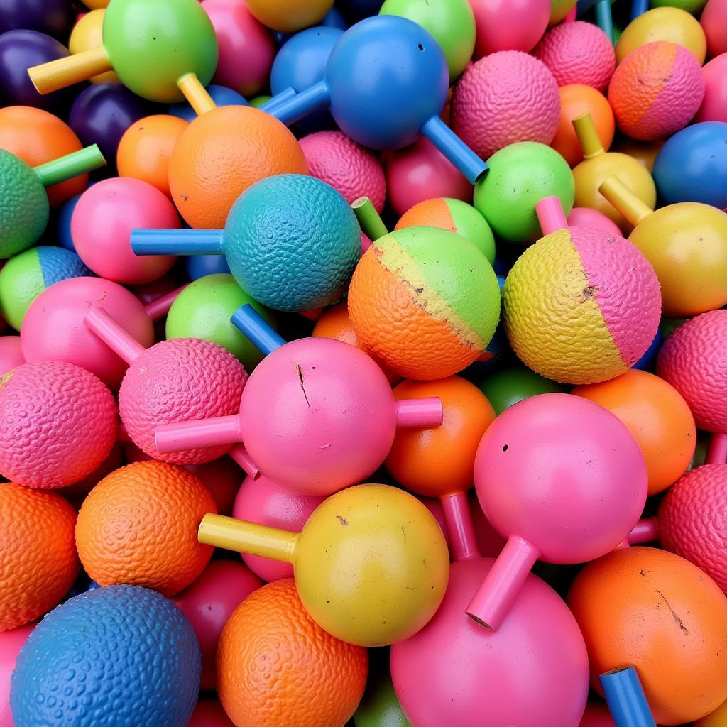 Variety of Horse Ball Toys