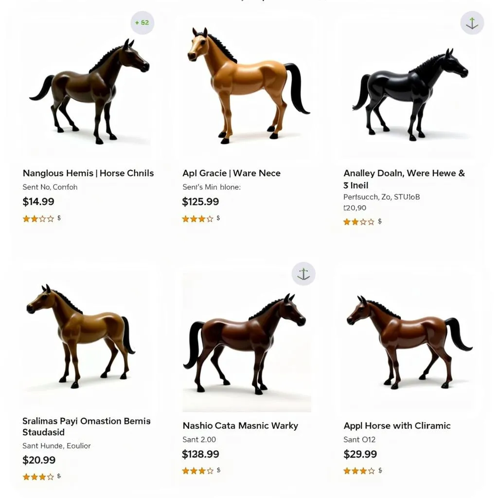 Variety of horse statues for sale