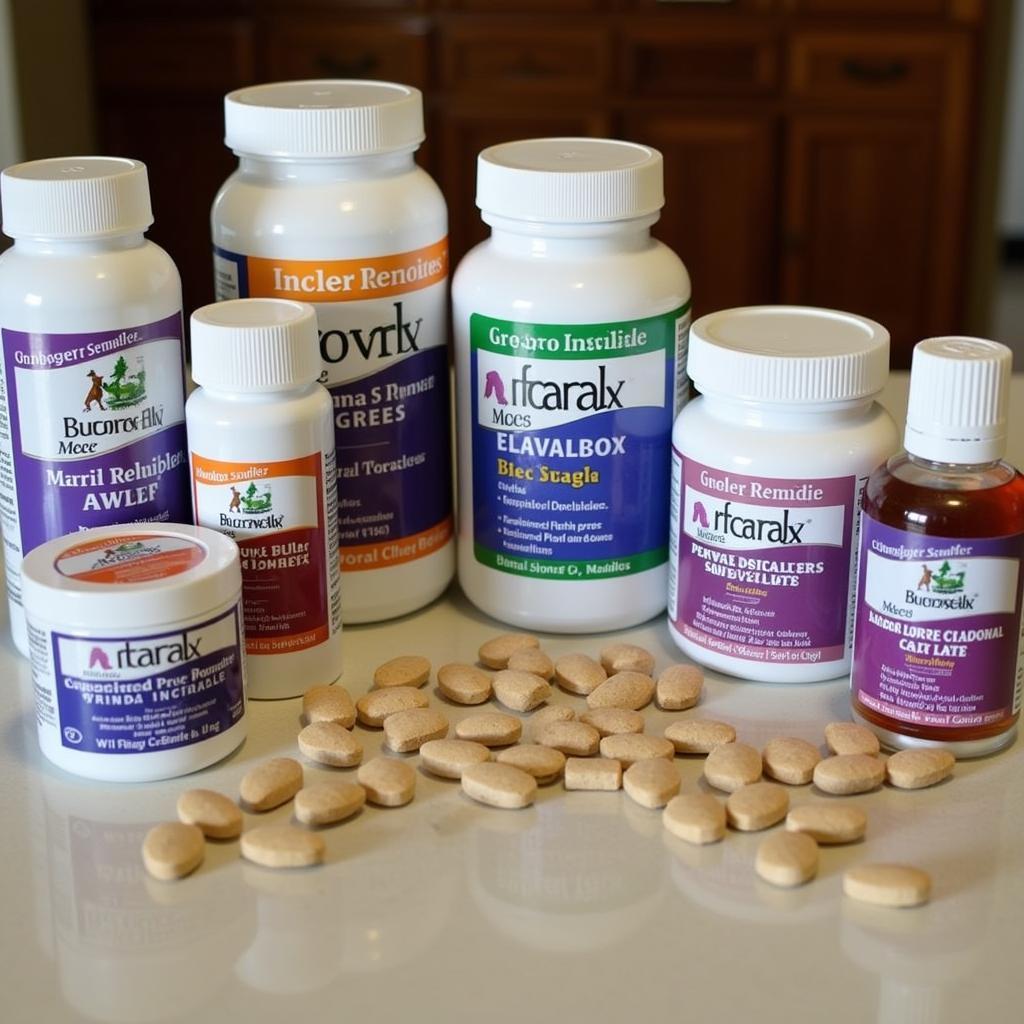 Various Horse Ulcer Supplements