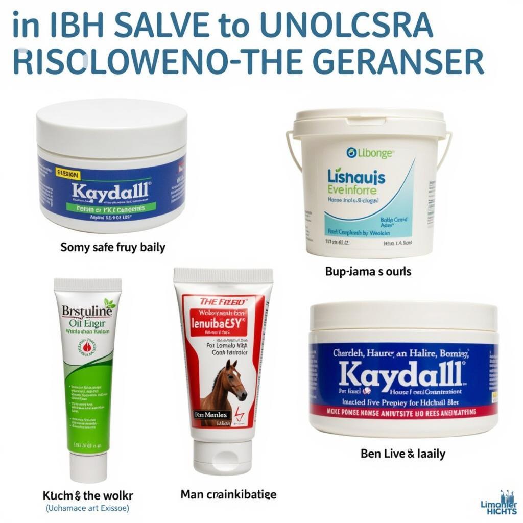 Different Types of IBH Salve for Horses 